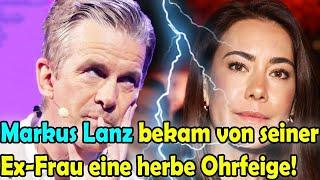 Markus Lanz bekam von seiner Ex Frau eine herbe Ohrfeige