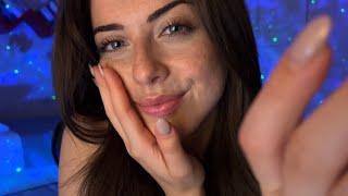 ASMR Making you feel good with positive affirmations  echoing voice & meditation music