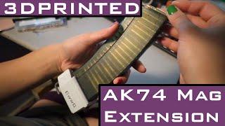 3D Printed AK74 Magazine Extension +78