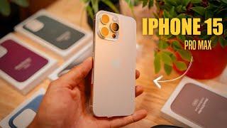 Is It Worth the Upgrade? IPhone 15 Pro Unboxing and Initial Reactions NEW Natural Titanium