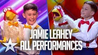 Jamie Leahey & Chuck ALL Performances  Britains Got Talent