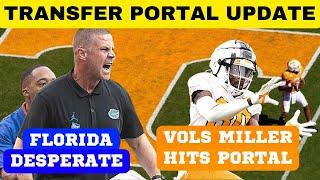 TENNESSEE FOOTBALL TRANSFER PORTAL UPDATE FLORIDA DESPERATE VOLS NEWSTENNESSEE VOLS FOOTBALL