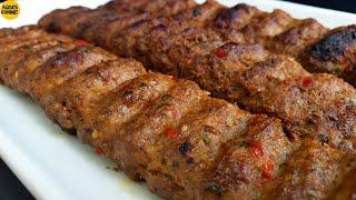 TURKISH ADANA KEBAB RECIPE  TURKISH KEBAB WITHOUT GRILL  by Aqsas Cuisine