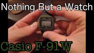 The classic Casio F-91W Green