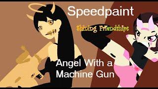 Angel With a Tommy Gun BATDR SF AU Speedpaint Anime Bases Edit 711