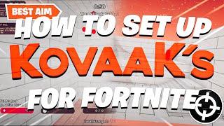 HOW TO SET UP KOVAAKS TO GET THE *BEST* AIM best settings