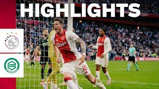 First Ajax goal for Wout Weghorst 🫡  Highlights Ajax - FC Groningen  Eredivisie