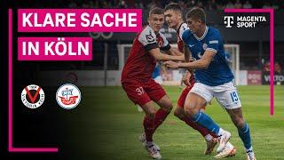 FC Viktoria Köln - Hansa Rostock Highlights mit Live-Kommentar  3. Liga  MAGENTA SPORT