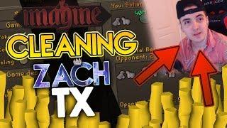 Cleaning ZACHTX RSPS Gambling for his ENTIRE Bank *HILARIOUS*  ImaginePS