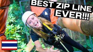 CHIANG MAIS JUNGLE ZIP LINE & LUGE  Thailand Travel Vlog