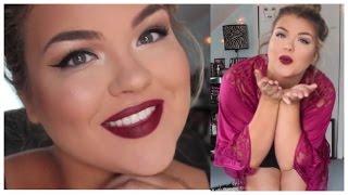 GRWM  Fall Makeup + Plus Size Outfit