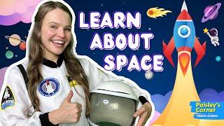 Learn about Space Solar System & Astronauts + 8 Spinning Planets Song  Educational Videos for Kids