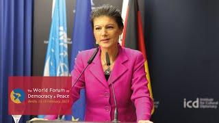 Sahra Wagenknecht Member of the German Parliament Die Linke - With English Translation