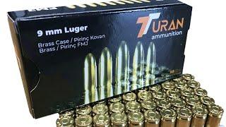 TURAN AMMO REVIEW Affordable Brass 9mm 124 Grain Great Performance