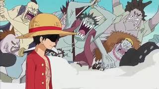 Luffy Vs 50000 Fish men  English Dub  One Piece