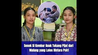 Sosok Si Kembar Anak Tukang Pijat dari Malang yang Lolos Bintara Polri