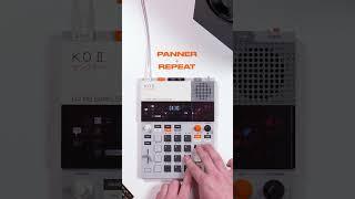 teenage engineering EP-133 K.O. II  JAMS  double punch-in fx  Panner + Bit Crush FX