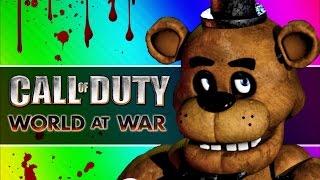 Five Fails at Freddys Call of Duty WaW Zombies Custom Maps Mods & Funny Moments