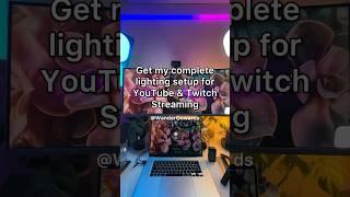 Get my complete lighting setup for YouTube & Twitch streaming on Amazon link in description