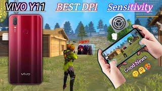 VIVO Y11 PLAYERS GODD NEWS FREE FIRE BEST SETTINGS  HUD +SENSITIVITY DPI 