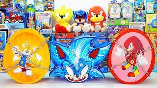 Sonic The Hedgehog Toys Unboxing ASMR ICE SONIC Lock Box Giant Tails Lock Egg Knuckles Lock Egg