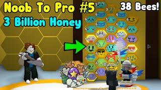 Rich Noob VS Bee Swarm Simulator #5 Made 3 Billion Honey Got 38 Bees Roblox