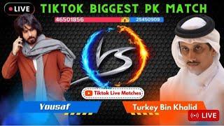 Tiktok biggest match ever 2024 Yousaf vs Qatar tiktok biggest live earning in 5 minutes