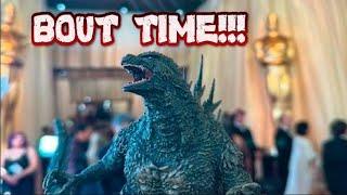 Godzilla Clutches an Oscar
