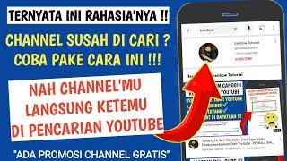 TRIK AMPUH  Cara Agar Channel Youtube Muncul Di Pencarian - Channel Youtube Muncul Di Beranda