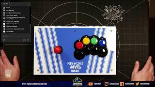 Lets Build Something NEO-GEO themed Panzer Fight Stick 3i
