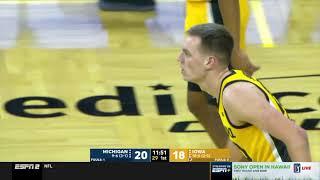 Payton Sandfort 26 Points CLUTCH shots vs Michigan  Full Highlights for Iowa 01-12-23