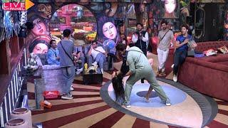 Biggboss 15 Live Feed Karan और Tejasswi ने किया Romantic Dance Task से पहले सबने की मस्ती