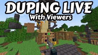 Minecraft Duping Live - Come Join Me