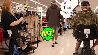 Funny Wet Fart Prank in Walmart With The Sharter Toy