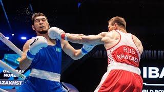 Imam Khataev RUS vs. Nurbek Oralbay KAZ IBA World Boxing Championships 2023 SFs 80kg