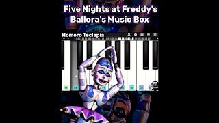 Five Nights at Freddys - Balloras Music Box Piano Tutorial