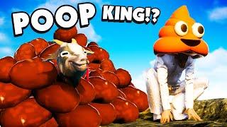 Can You Survive the Poopocalypse?  Goat Simulator 3 Poop Mod