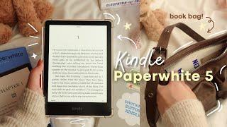 cozy kindle unboxing  deco + book bag ⭐️