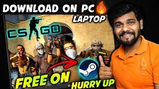 Its FREE Game How To Download CS GO On PC  - Counter Strike Global Install CS GO On Pc Laptop