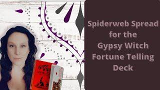 How To  Gypsy Witch Fortune Telling Cards Deck with the Spiderweb Spread