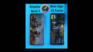 oneplus nord 3 vs moto edge 50 fusion speed test #shorts