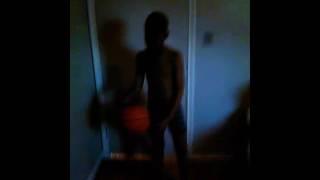 Playing basketball naked