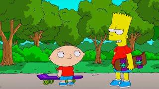 Family Guy and Simpsons - Bart & Stewie  Family Guy Stewie CAPTURES Nelson
