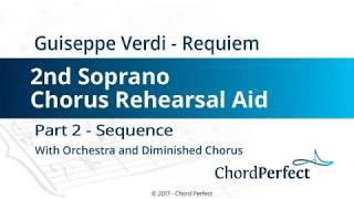 Verdis Requiem Part 2 - Sequence - 2nd Soprano Chorus Rehearsal Aid