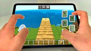 How To SPEED SAFE BRIDGE In MCPE With New Controls Handcam