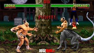 GORO vs MOTARO - Mortal Kombat II
