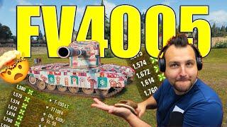 World RECORD Score?  — INSANELY LUCKY Game with FV4005 in World of Tanks