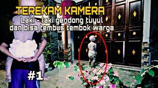  Detik video amatir penampakan tuyul asli masuk tembus tembok rumah warga