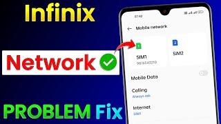 Infinix Mobile Network Problem  Infinix Network Problem Solution  Network Problem In Infinix Phone