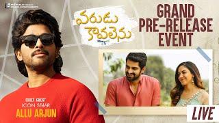 Varudu Kaavalenu Pre - Release Event LIVE  Naga Shaurya Ritu Varma  Lakshmi Sowjanya